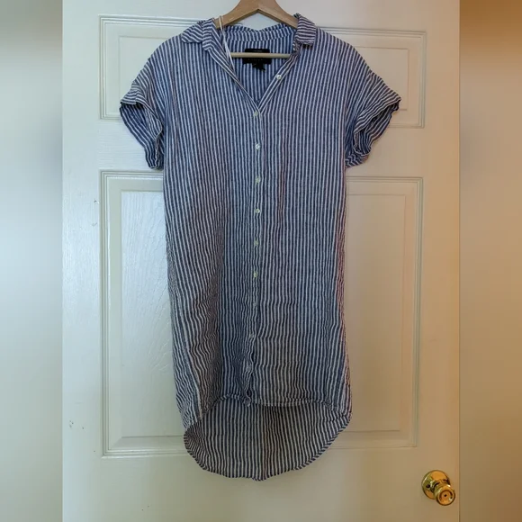 cut out linen dress Cut Out Linen Cotton Dress